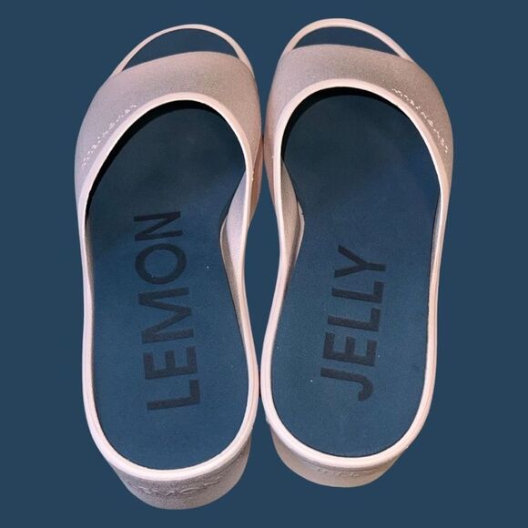 Womens Lemon Jelly Sunny Baby Rose Slides Size 38 US 7.5 8 - Picture 7 of 8
